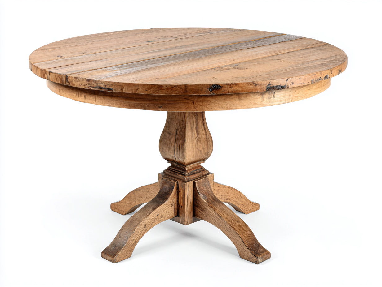 Tavolo da giardino - legno - 105x105x75 cm - marrone chiaro - rustico