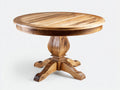Tavolo da giardino - legno - 100x100x75 cm - quercia naturale - tradizionale