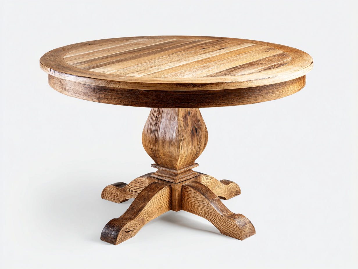 Tavolo da giardino - legno - 100x100x75 cm - quercia naturale - tradizionale
