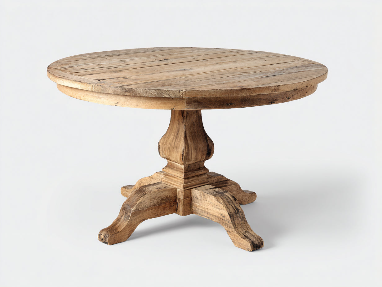 Tavolo da giardino - legno - 115x115x76 cm - rovere naturale - classico