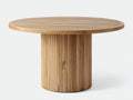 Tavolo da giardino - legno - 105x105x75 cm - rovere naturale - contemporaneo