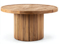 Tavolo da giardino - legno - 125x125x76 cm - miele naturale - moderno