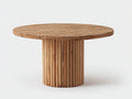 Tavolo da giardino - legno - 110x110x75 cm - naturale - naturale