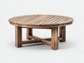 Tavolo da giardino - legno - 120x120x73 cm - naturale anticato - rustico